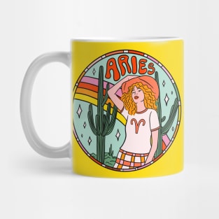 Aries Cowgirl Mug